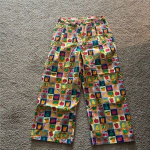 Lucy & Yak fruit and veg colorful pants